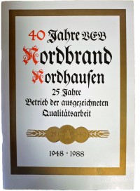 Broschüre 40 Jahre Nordbrand Nordhausen