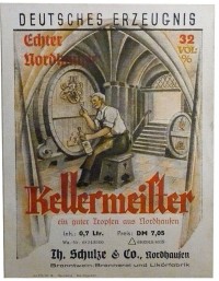 Etikett "Kellermeister" von Theodor Schulze & Co.
