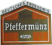 Etikett "Feiner Pfeffermünz"