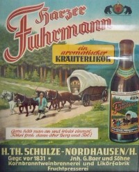Werbeplakat "Harzer Fuhrmann" von H. Th. Schulze