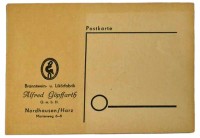 Postkarte der Firma Alfred Göpffarth