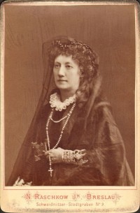Marie Seebach als Maria Stuart
