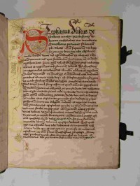 Pergament-Handschrift aus dem Hauskloster der Henneberger in Veßra, 1483