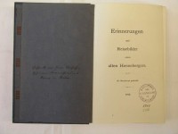 Friedrich Banse: Erinnerungen und Reisebilder eines alten Hennebergers. 1910