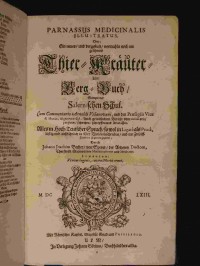 Ein Tier- Kräuter- und Bergbuch von 1663