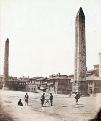 Konstantinopel, Platz des antiken Hippodroms mit Obelisken und Schlangensäule