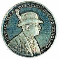 Medaille auf die Gründung der Günther-Stiftung 1919