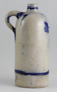 Henkelflasche, Westerwälder Keramik