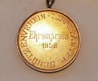 Medaille: Schützenverein Lippstadt Ehrenpreis 1952