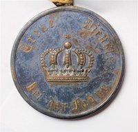 Medaille: Dienstauszeichnung 3.Klasse 1913 für 9 Jahre