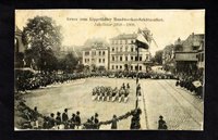 Kopie einer Ansichtskarte des Schützenfestes des Handwerker - Schützenvereins 1908