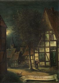Gemälde "Kaspar Kleinepötter in 'Schulte Blaum'"