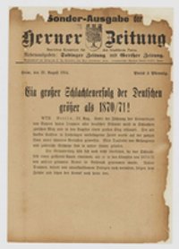 "Ein großer Schlachterfolg der Deutschen größer als 1870/71!"