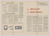 "Wer ist Willy Brandt? Wer ist Herbert Wehner?"